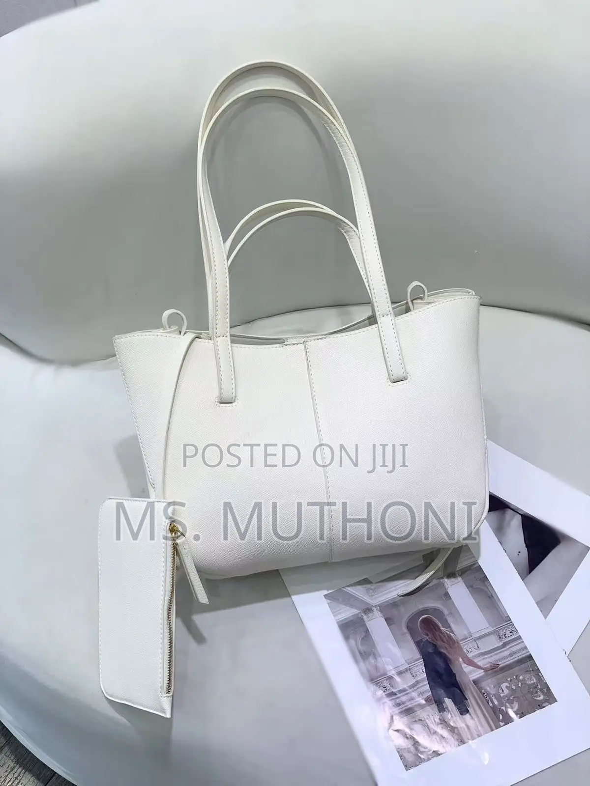 2 in 1 ( Tote + Wallet ) Polene Cyme ( Boxed )