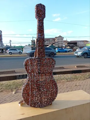 Beaded Guitar Decor
