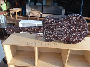 Beaded Guitar Decor
