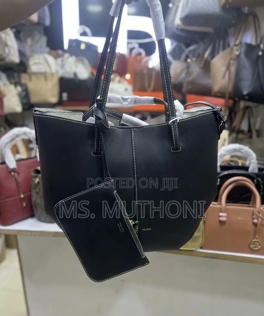 2 in 1 ( Tote + Wallet ) Polene Cyme ( Boxed )