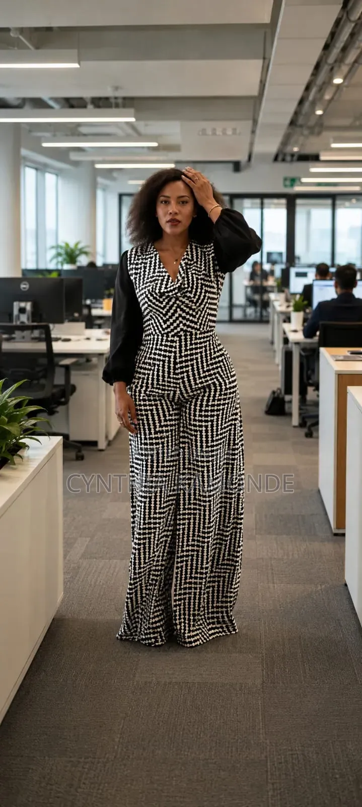 Houndstooth Jumpsuit