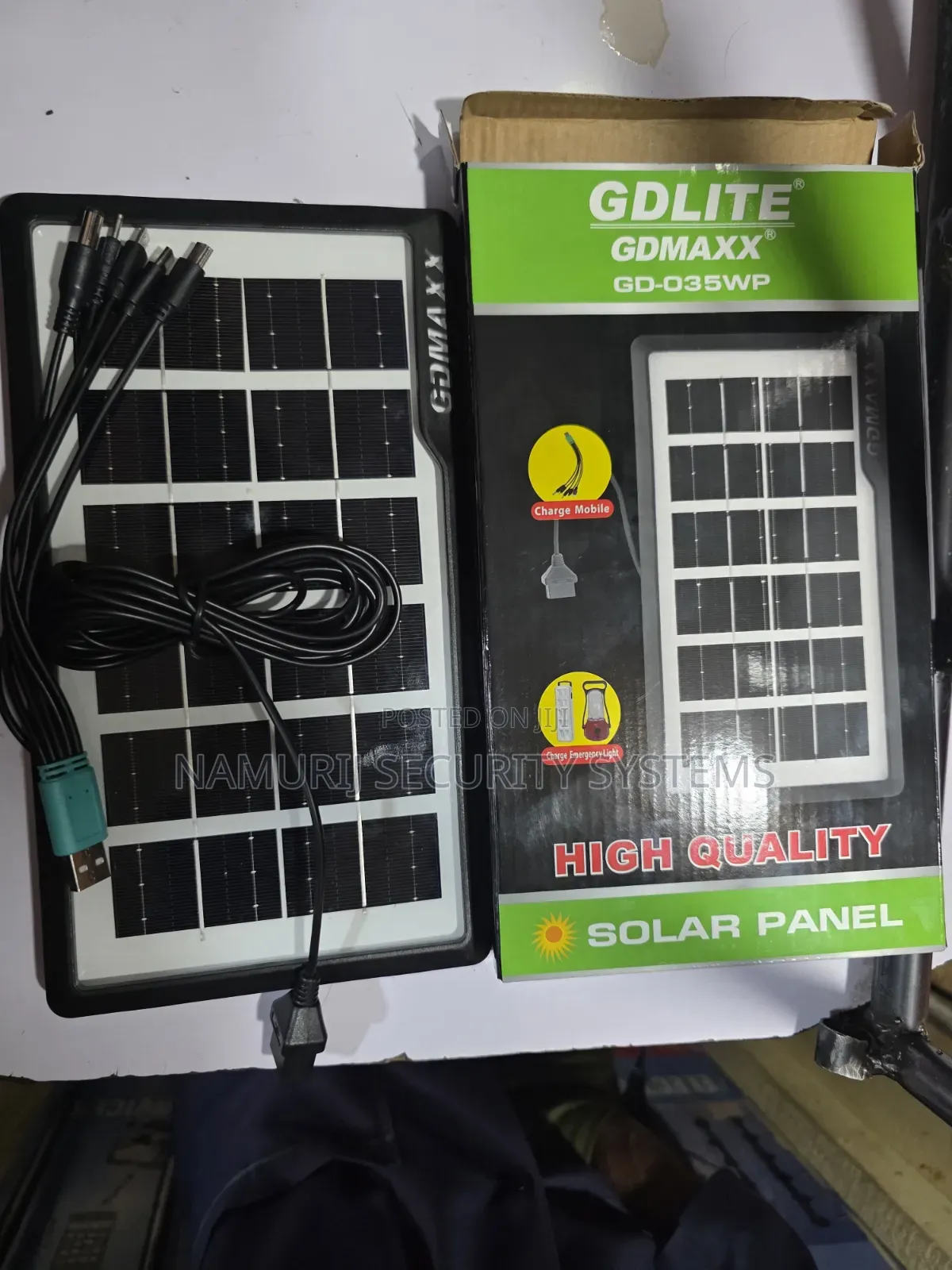 Solar Panel With Charger – Solar Charging Kit