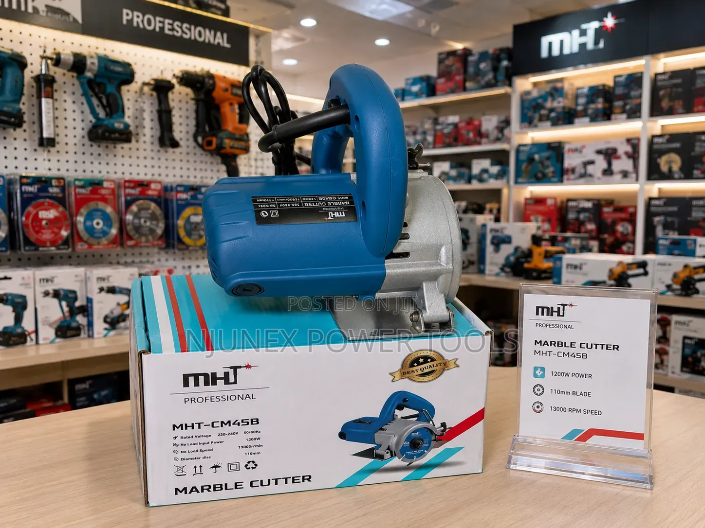 MHT Professional Marble Cutter (Model MHT-CM45B)