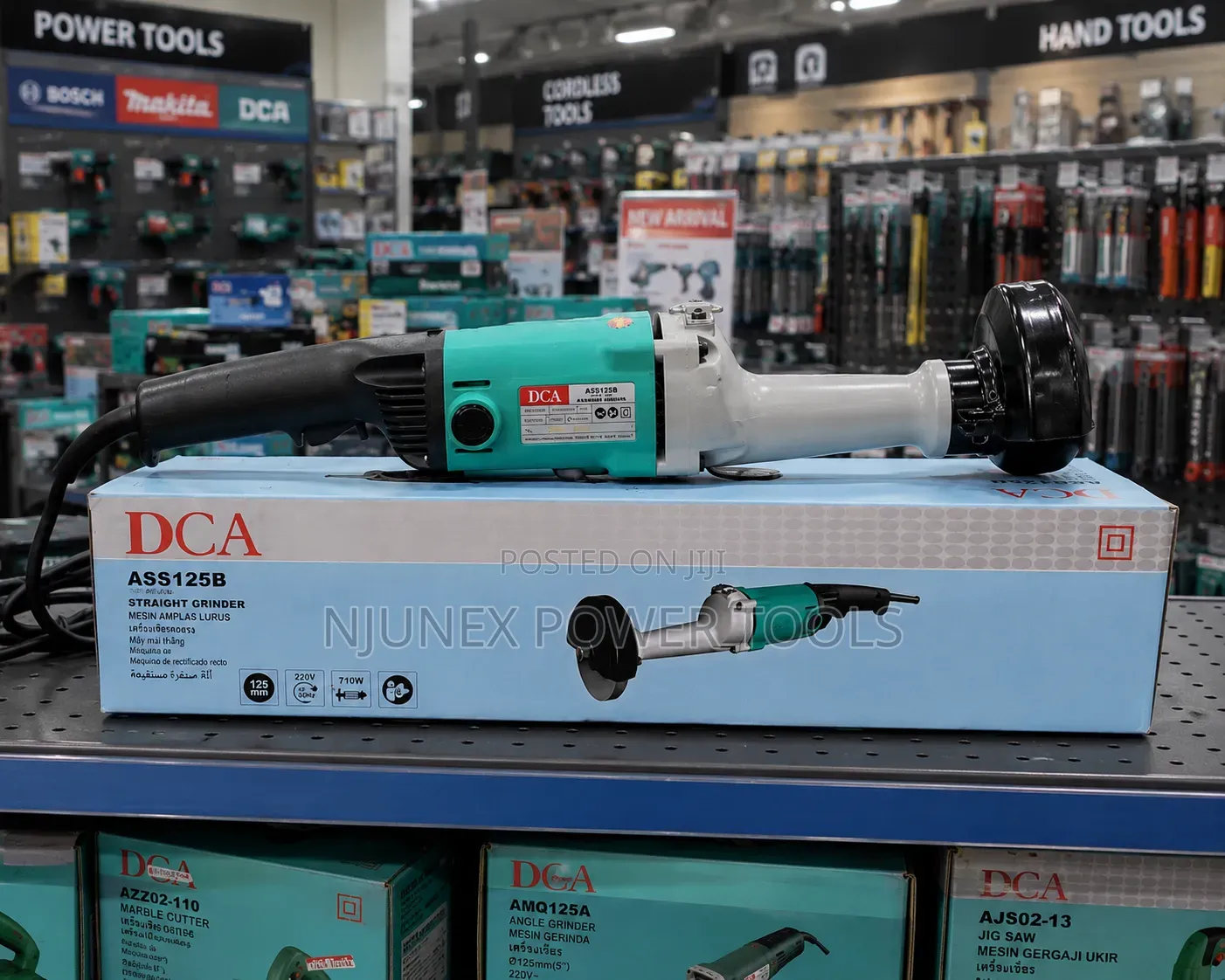 DCA ASS125B Straight Grinder, a 710W Electric Power Tool