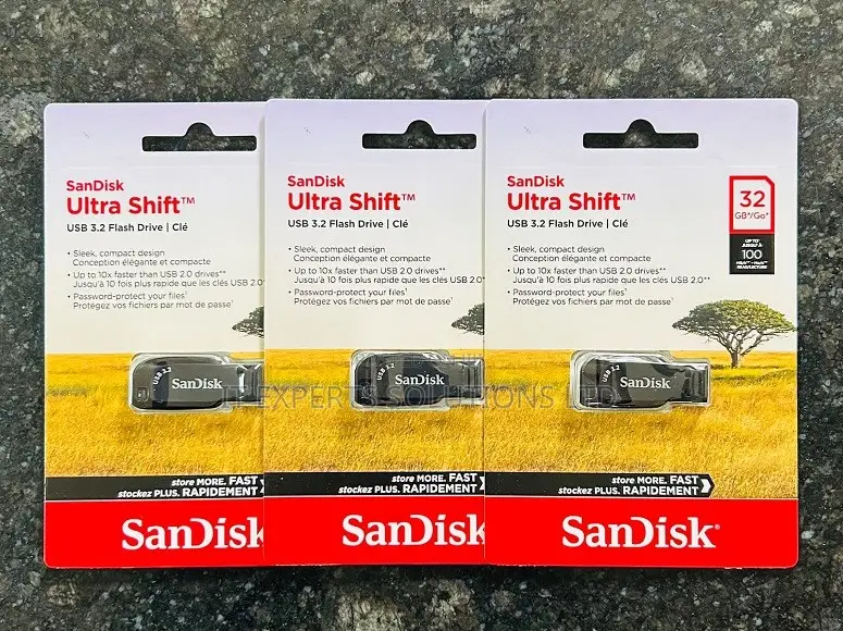 Sandisk Ultra Shift USB 3.2 Gen 1 Flash Drive 32gb