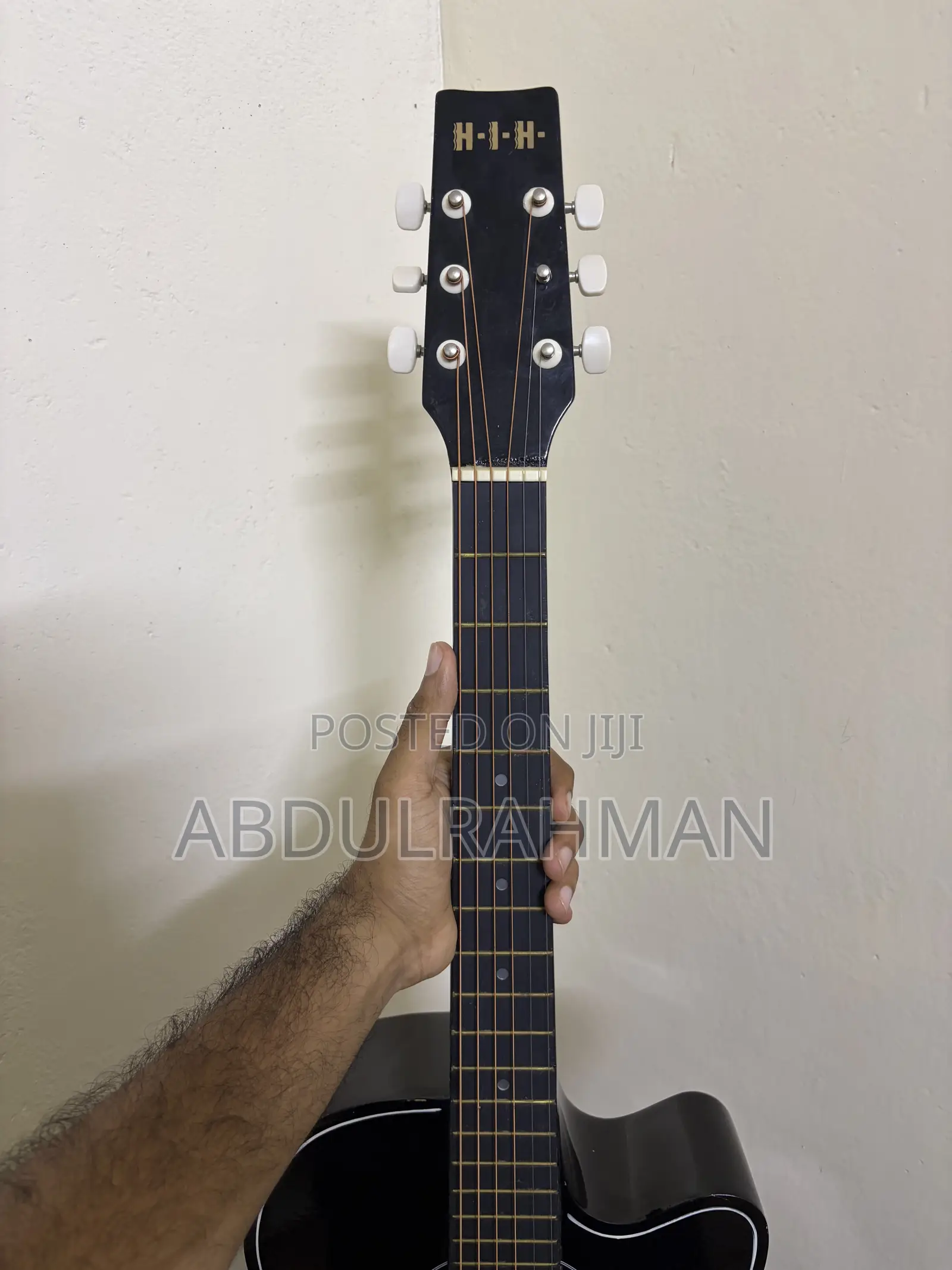 Black Acoustic Guitar