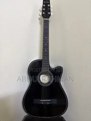 Black Acoustic Guitar