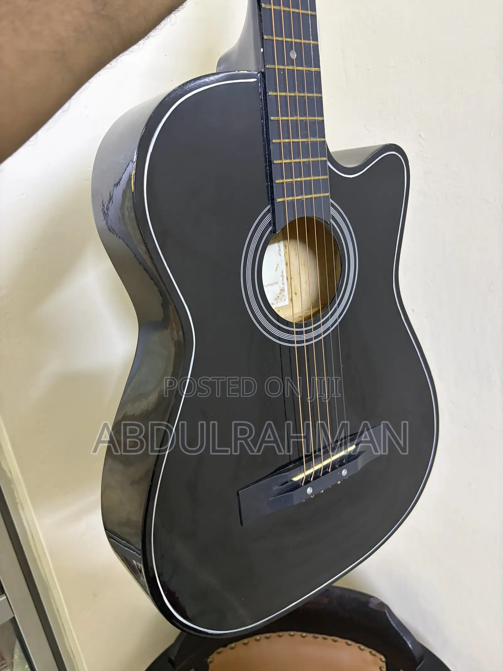 Black Acoustic Guitar
