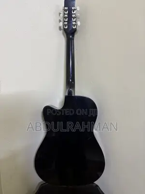 Black Acoustic Guitar