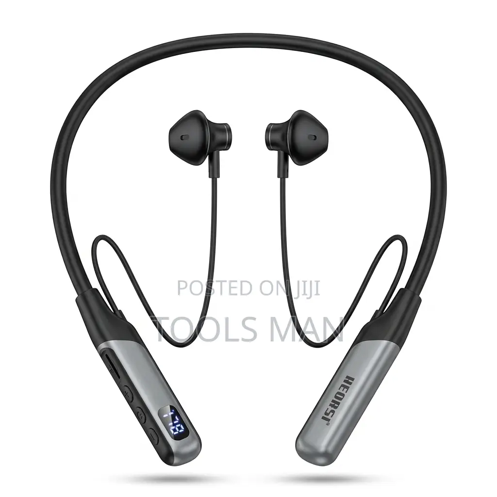 Recrsi RE-NY052 Wireless Neckband Earphones Bluetooth 5.3