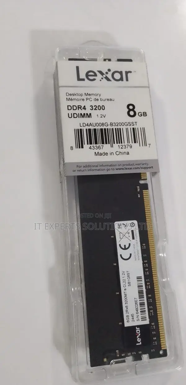 Lexar 8gb RAM Ddr4 3200 MHZ Desktop Ram