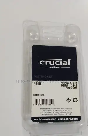 4gb Ram Crucial Laptop Ram Ddr4 4gb 2666mhz