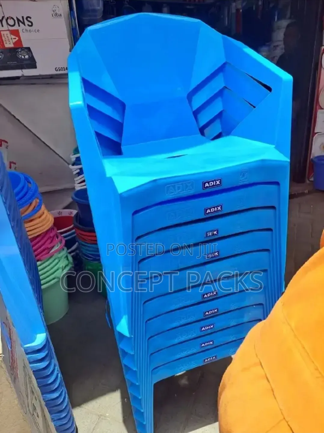 Light Blue Diamond Adix Armchairs