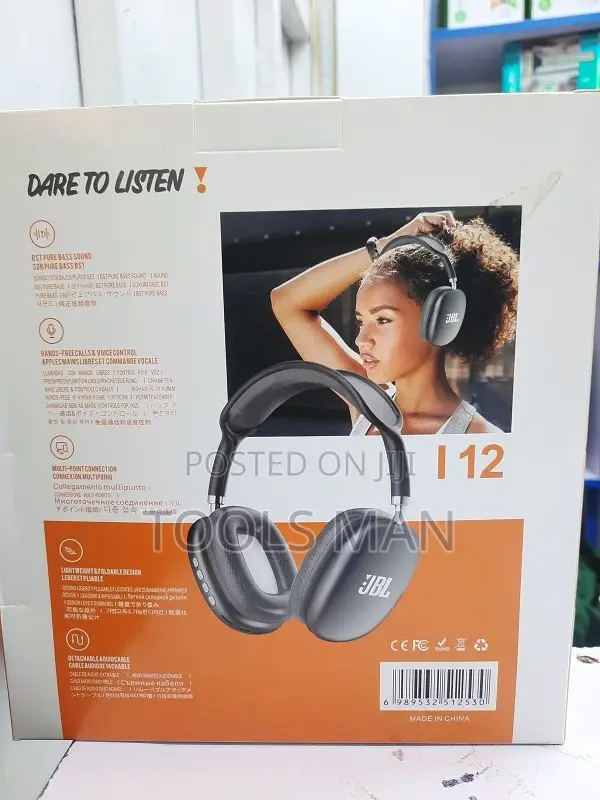 JBL Tune 112NC Wireless Pure Bass Over Ear Headphones I12