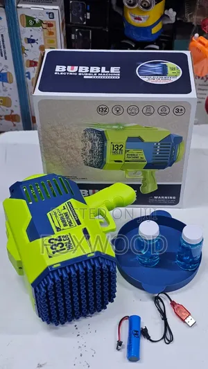 132 Holes Rechargeable Bubble Guns
