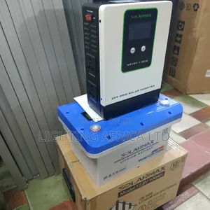 Solarmax 100Ah - 12v Lithium Battery 1kva Solarmax Hybrid Inverter