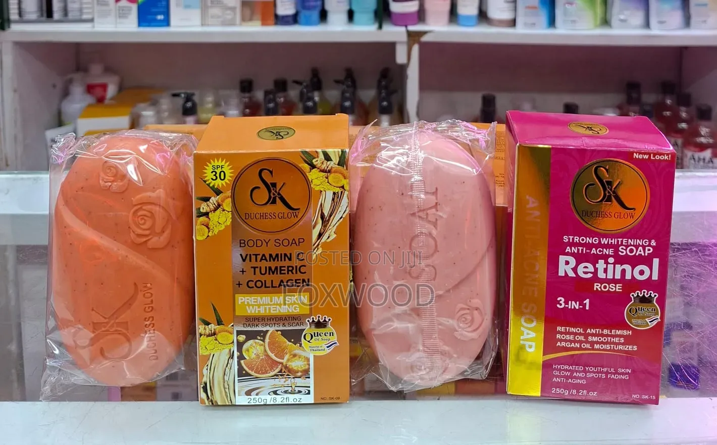 SK Duchess Glow 250g Exfoliating and Brightening Bar Soap 2pcs