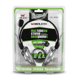 Weile WL-806MV Wired Multimedia Stereo Headphones With Microphone