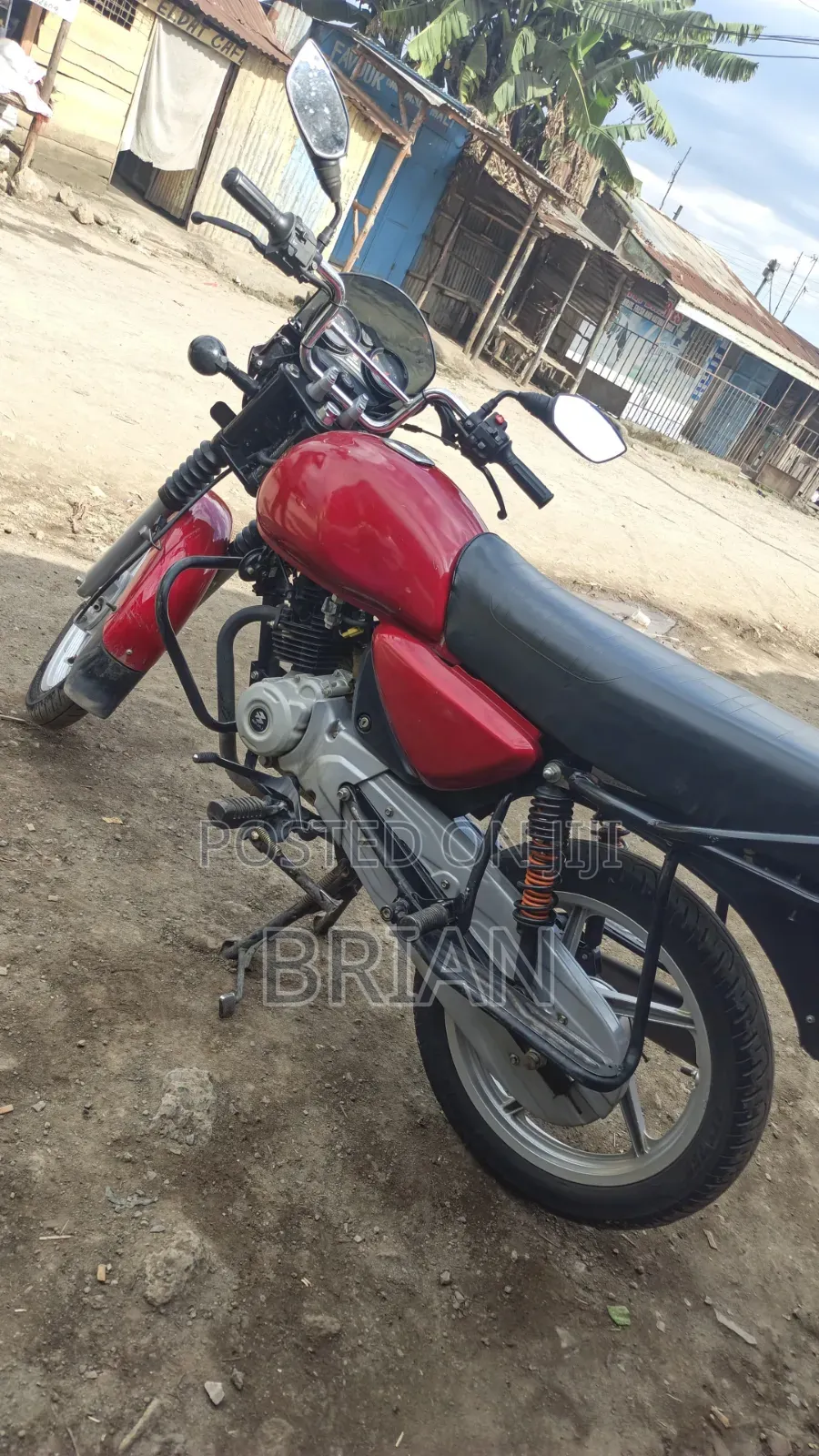 New Bajaj Boxer 125 2026 Red