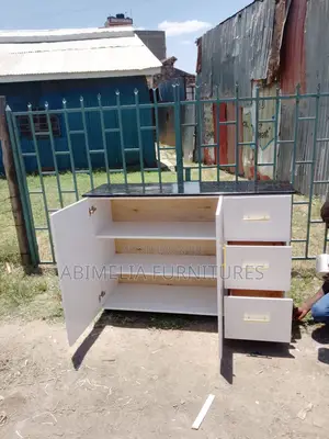 Kitchen Cabinet With Marble Top