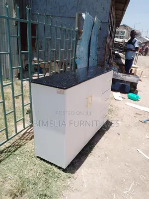 Kitchen Cabinet With Marble Top