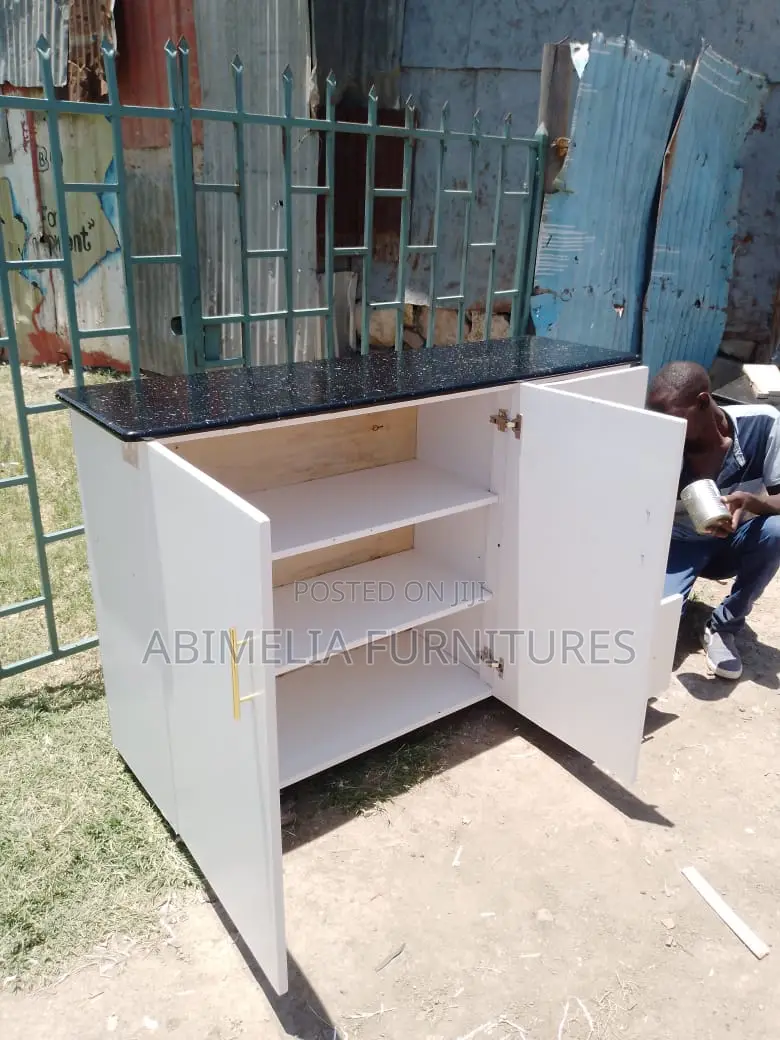 Kitchen Cabinet With Marble Top
