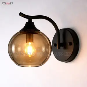 Modern Curved Globe Wall Light