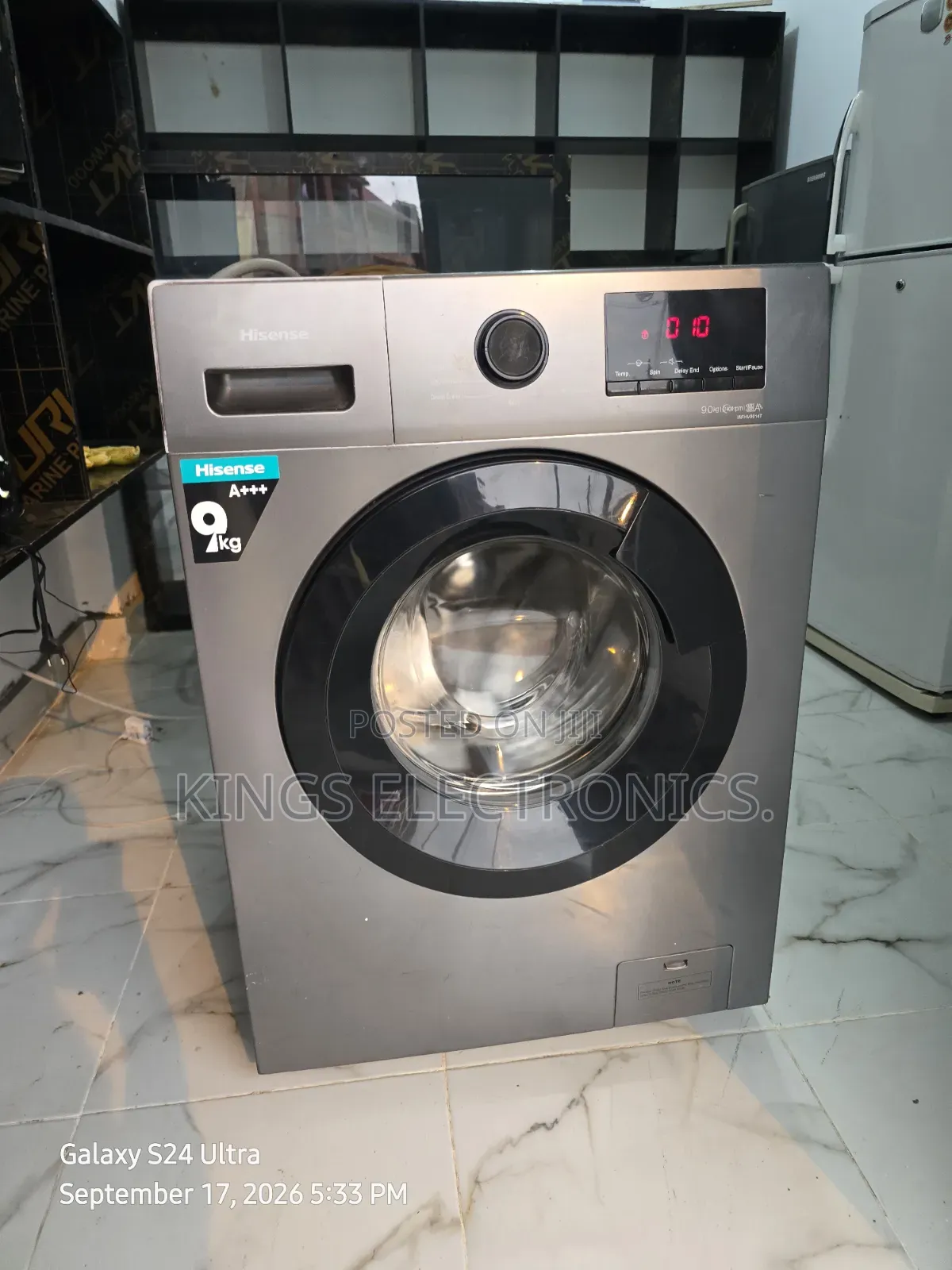 Hisence Washing Machine 9kg.