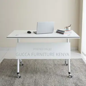 White Folding Training/Study Desk