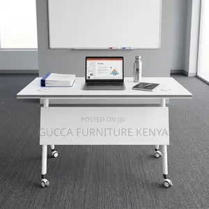 White Folding Training/Study Desk
