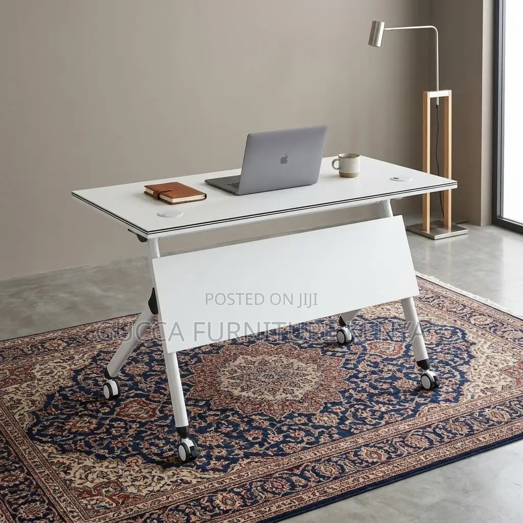White Folding Training/Study Desk