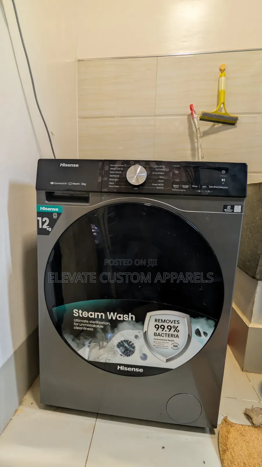 Hisense 12kg Steam Wash Front Load