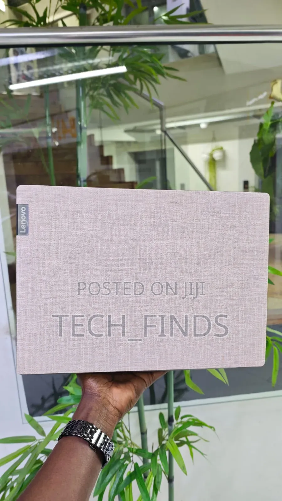 Textured Faux-Linen Patterned Laptop Skin