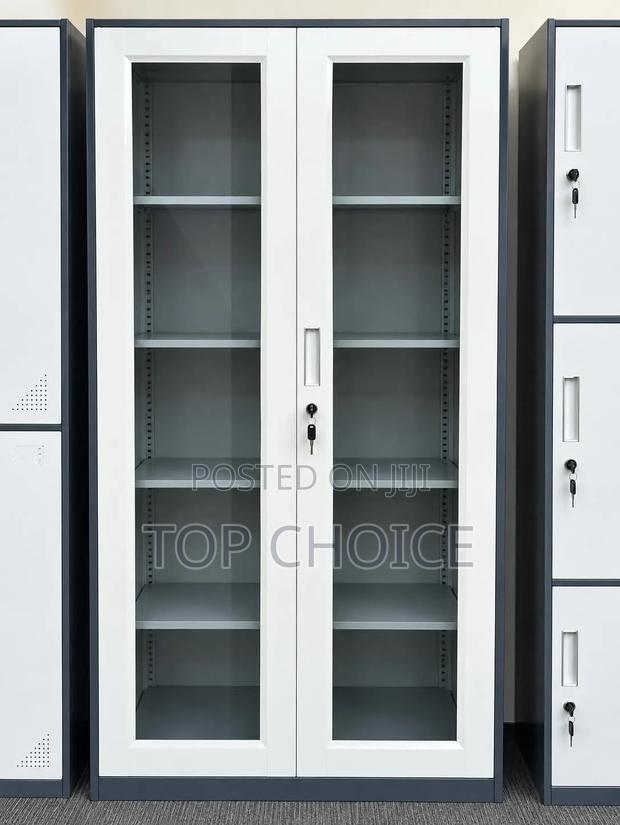 Glass Files Cabinets: Full Window - main view
