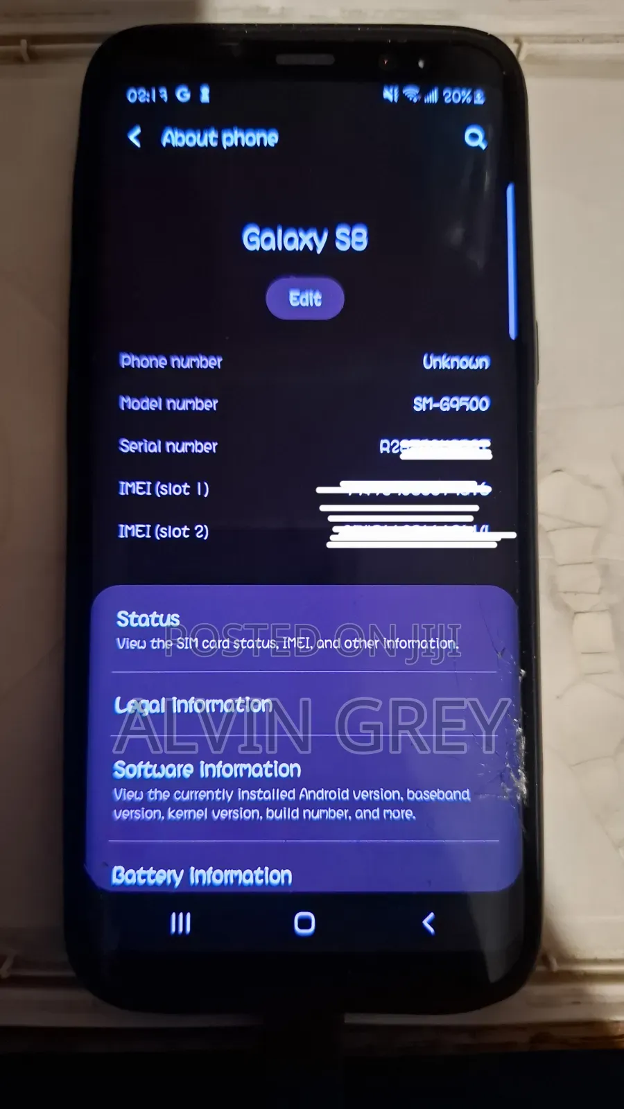 Samsung Galaxy S8 64 GB Black