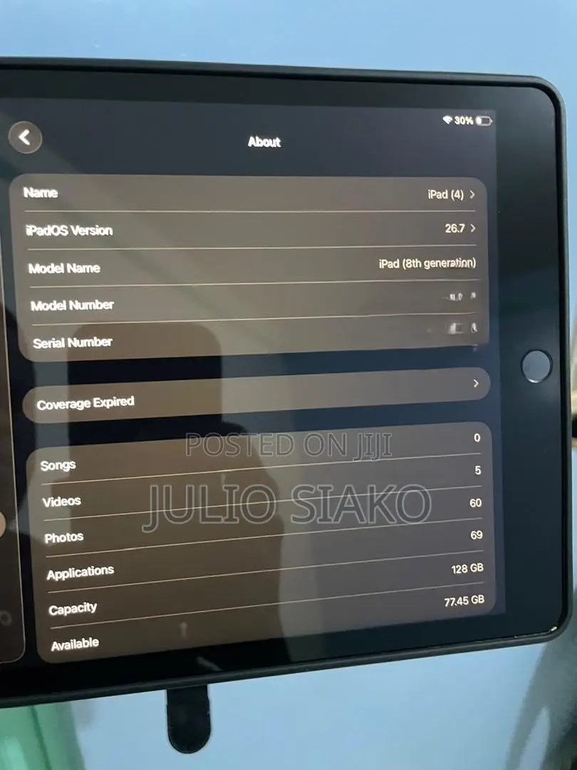 Apple iPad 10.2 (2020) Wi-Fi 128 GB Gray