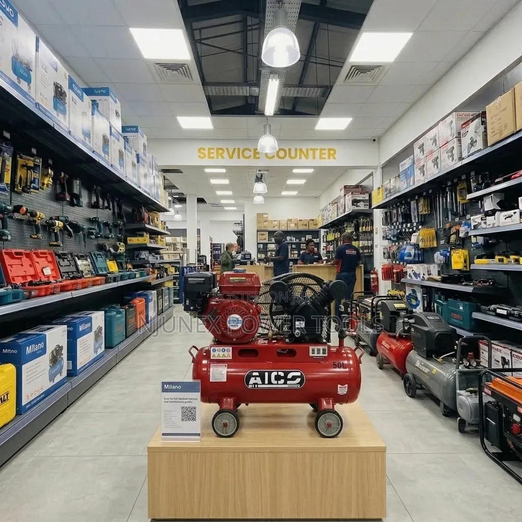 Aico Japan 50-Liter Petrol-Driven Air Compressor
