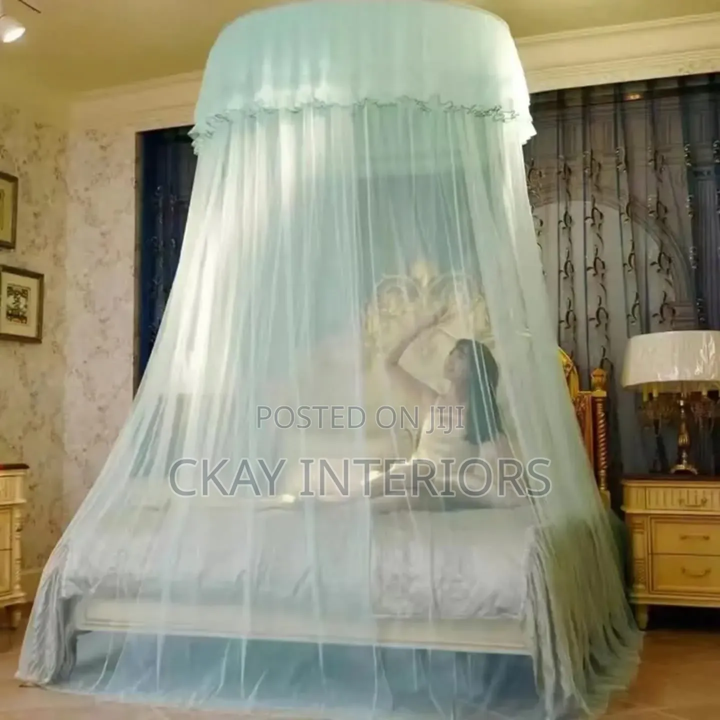 Sleep Peacefully Knowing Your Bed Is Covered by 5 by 6 Round Net