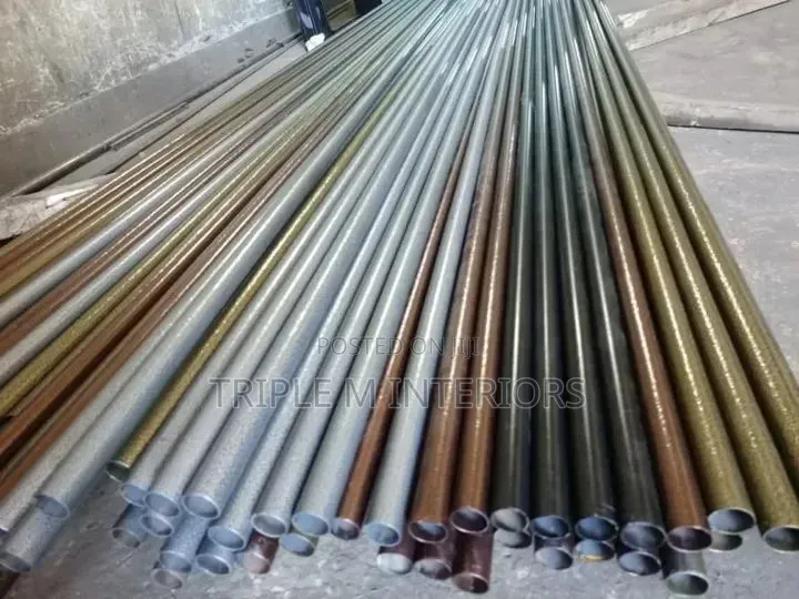 Juakali Curtain Rods -Heavy, Powder Coated, Antique,rust Free Rods