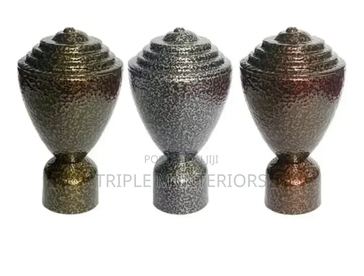 Juakali Curtain Rods -Heavy, Powder Coated, Antique,rust Free Rods