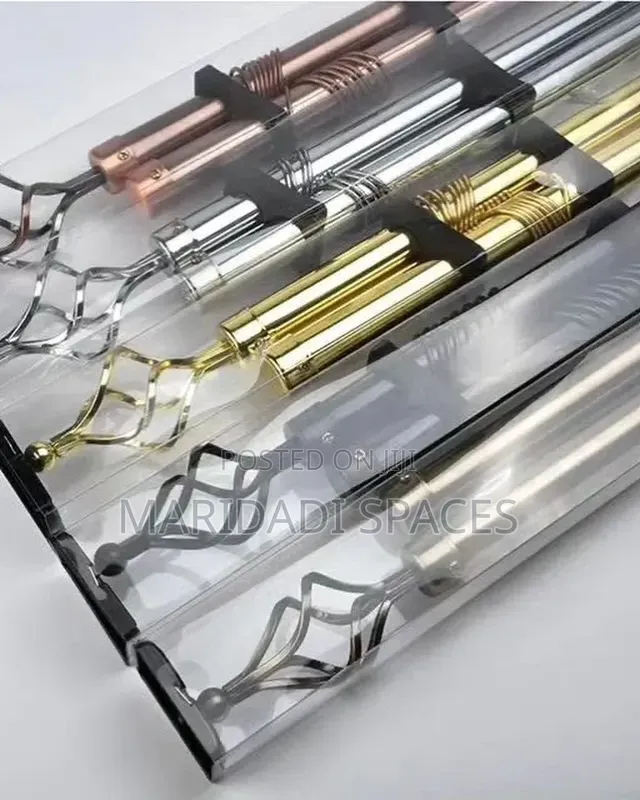 Slide,adjust,perfect Fit Curtain Rods