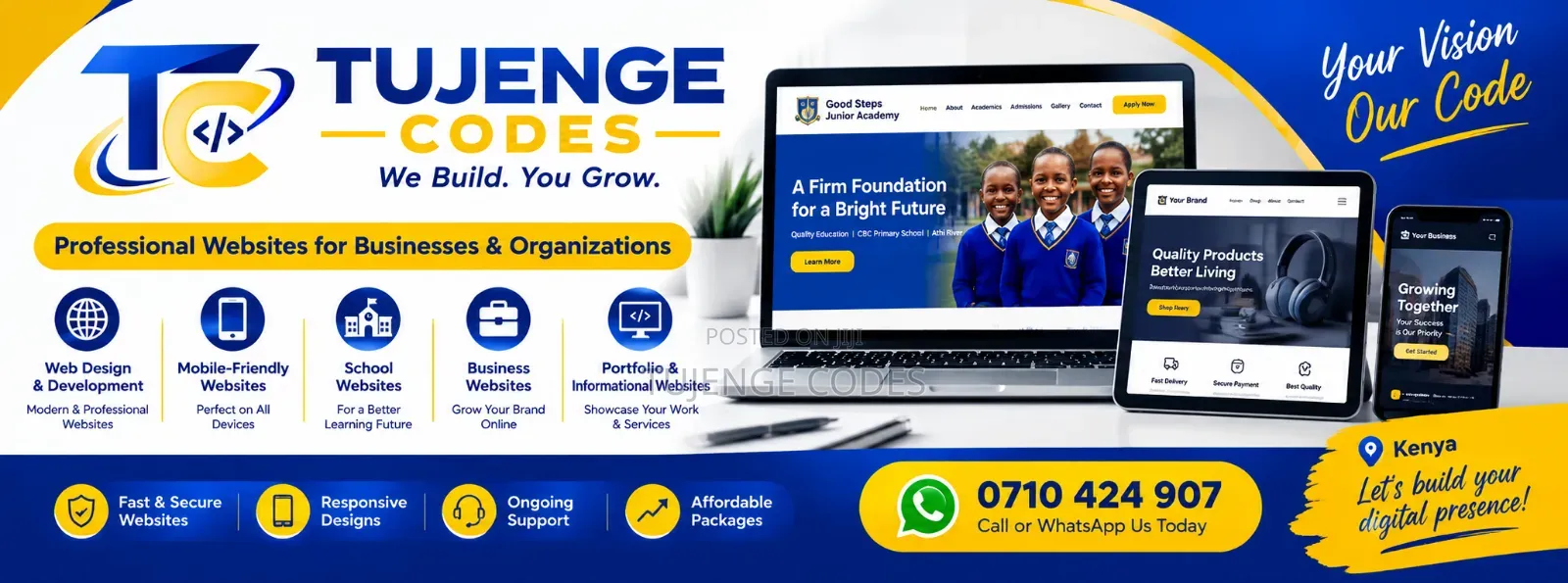 Professional Website Design and Development in Kenya