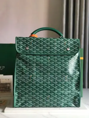  Green Goyard Saint Léger Backpack