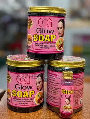Glow Soap 7 Days Skin Brightening Spot Fading Combo Set (Soap + Oil)