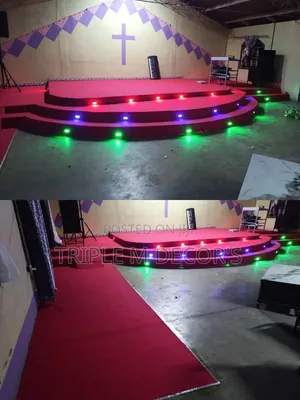 High Grade Red 4mm Delta Pulpit Carpet
