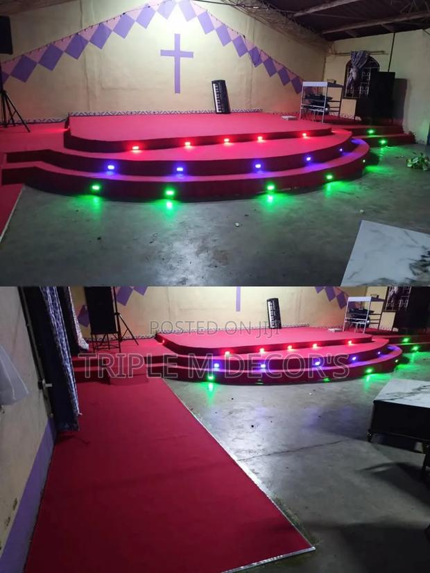 High Grade Red 4mm Delta Pulpit Carpet - thumbnail 2