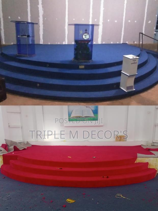 Quality Guaranteed Red 4mm Delta Pulpit Carpet - main view