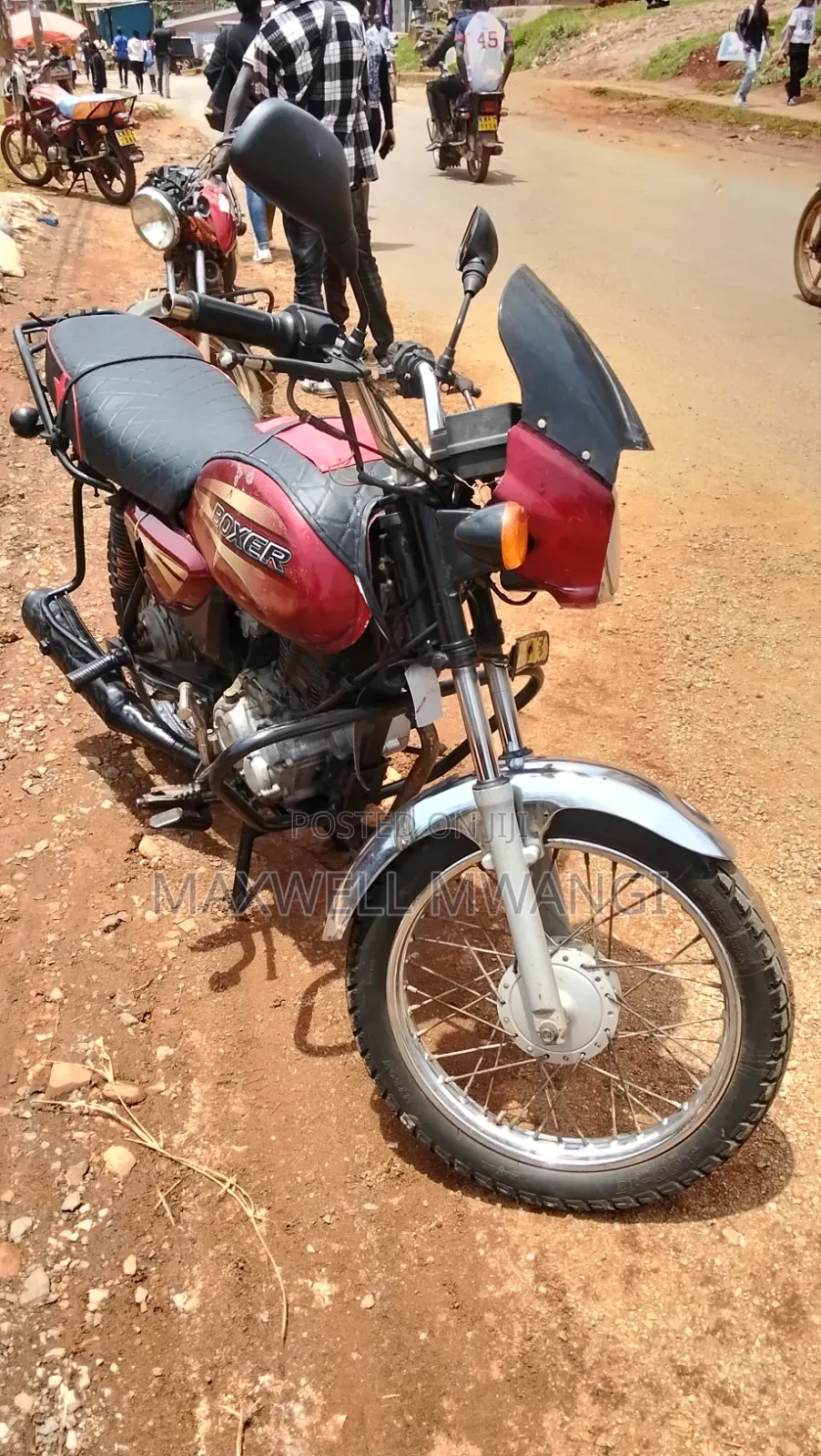 Bajaj Boxer 100 2013 Red