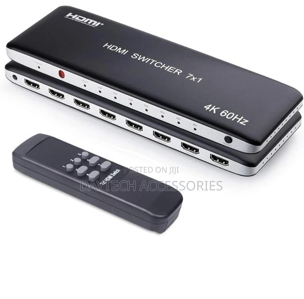 60Hz HDMI Switcher 7x1 With IR Remote Control - main view