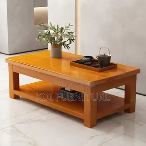 Coffee Table; Home Office Executive Modern Coffee Table With Storage